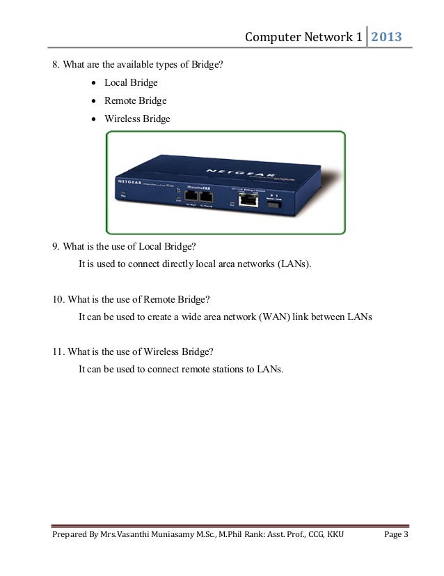 computer network technologies pdf
